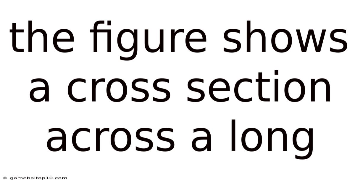 The Figure Shows A Cross Section Across A Long