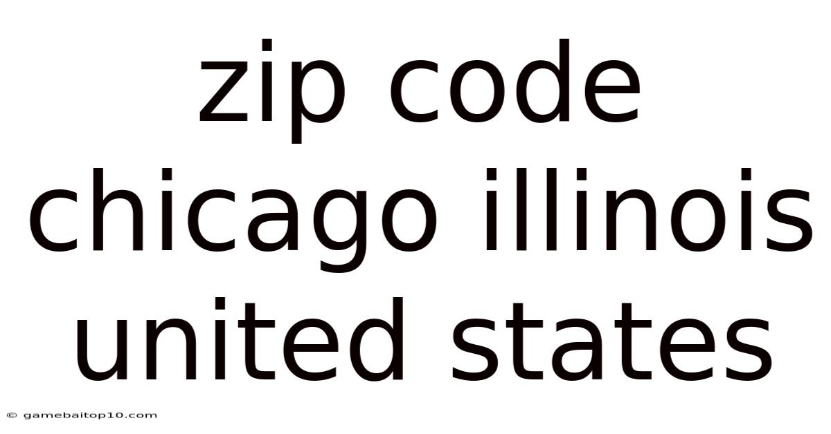Zip Code Chicago Illinois United States